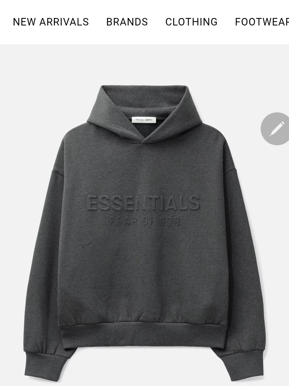 Fear of God ESSENTIALS  Hoodie. Various sizes/colours